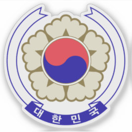 Adesivo Emblema da Coreia do Sul (1984-1997)