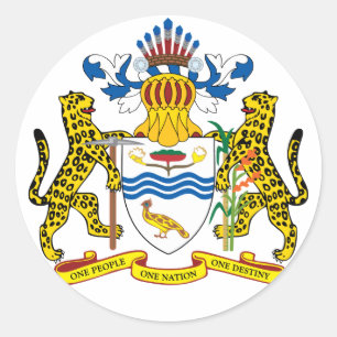 Adesivo emblema da guyana