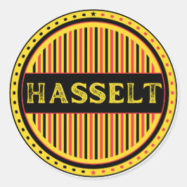 Adesivo Emblema da Hasselt City Pride – Identidade Belga