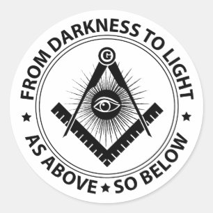 Adesivo Emblema da maçonaria