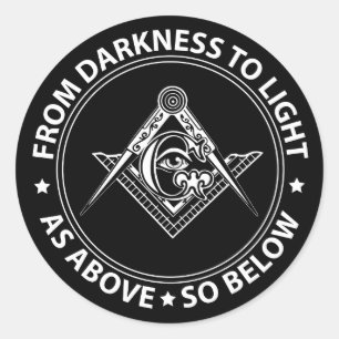 Adesivo Emblema da maçonaria