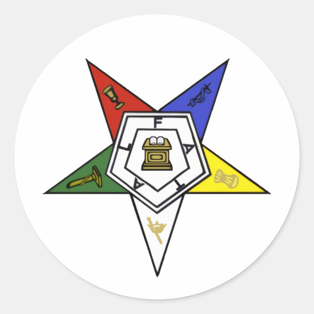 Adesivo Emblema da Ordem da Estrela do Oriente (Frente)