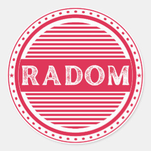 Adesivo Emblema da Orgulho da Cidade de Radom – Identidade