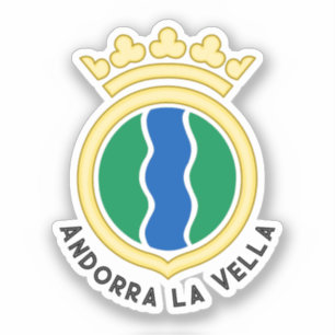 Adesivo Emblema de Andorra la Vella