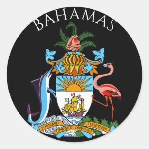 Adesivo emblema de Bahamas