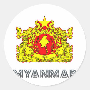 Adesivo Emblema de Burma