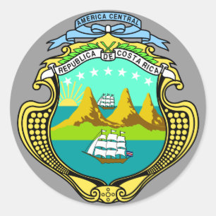 Adesivo emblema de Costa-Rica