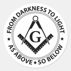 Adesivo Emblema de Freemasonry