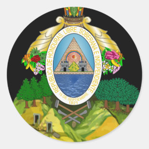 Adesivo emblema de honduras