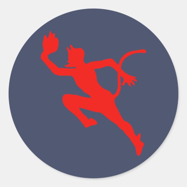 Adesivo Emblema de KriegsMarine U-552 - O Diabo Vermelho (Frente)