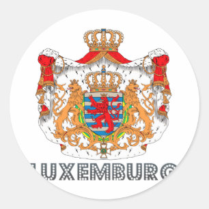 Adesivo Emblema de Luxemburguês
