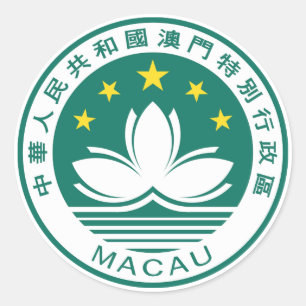 Adesivo Emblema de Macau