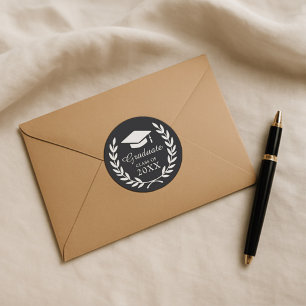 Adesivo Emblema do Ano de Graduação Comemorativa do Elegan