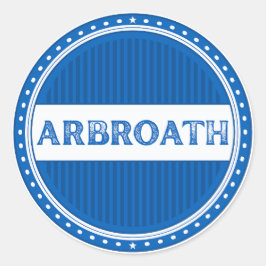 Adesivo Emblema do Arbroath City Pride – Identidade Escoce
