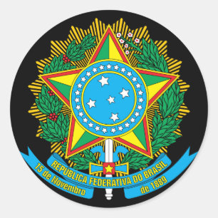 Adesivo emblema do Brasil
