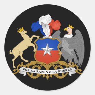 Adesivo emblema do chile