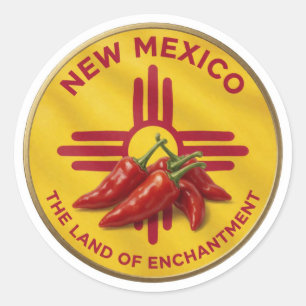 Adesivo Emblema do Chile do Novo México 🌶️