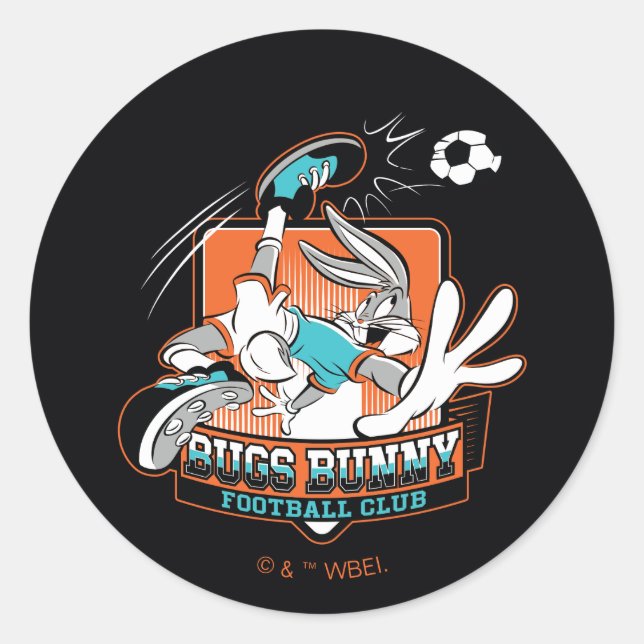 Adesivo Emblema do Clube de Futebol do BUGS BUNNY™ (Frente)