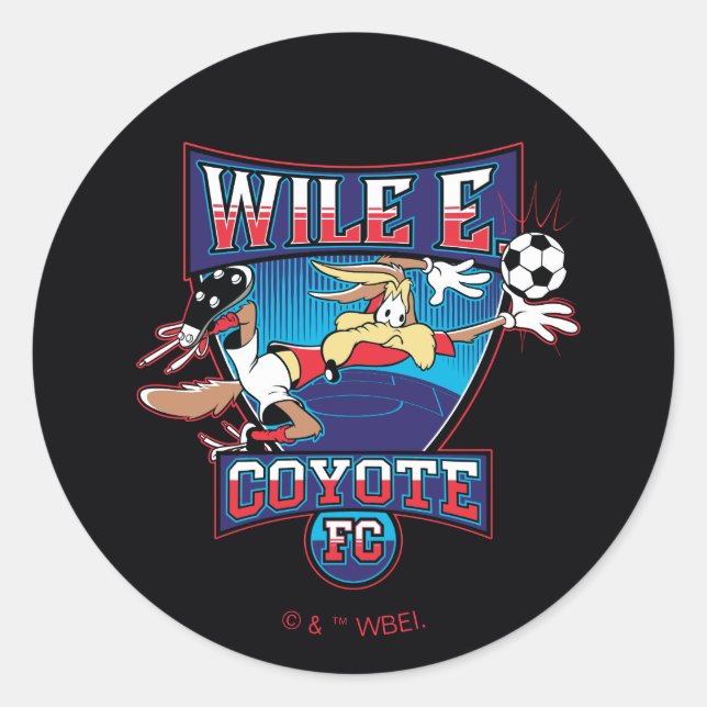 Adesivo Emblema do Clube de Futebol do COYOTE WILE E.™ (Frente)