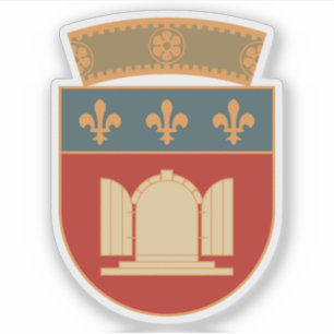Adesivo Emblema do Condado de Tirana, Albânia