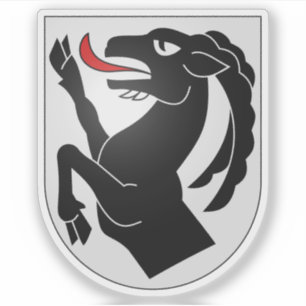 Adesivo emblema do distrito de Interlaken-Oberhasli, Suiça