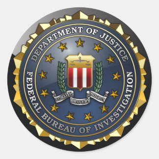 Adesivo Emblema do FBI