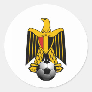 Adesivo Emblema do futebol do futebol de Egipto Eagle