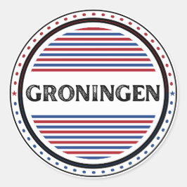 Adesivo Emblema do Groningen City Pride – Identidade Holan