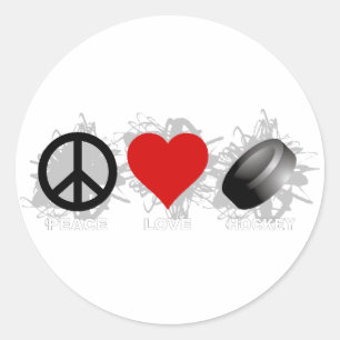 Adesivo Emblema do Hóquei do Amor pela Paz