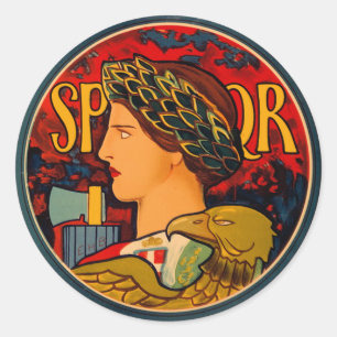 Adesivo Emblema do italiano de SPQR