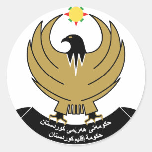 Adesivo emblema do kurdistan