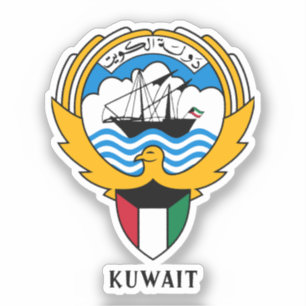 Adesivo Emblema do Kuwait