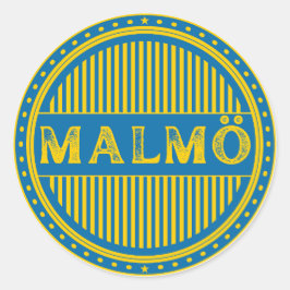 Adesivo Emblema do Malmö City Pride – Identidade Sueca