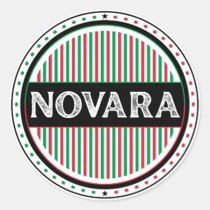 Adesivo Emblema do Novara City Pride – Identidade Italiana