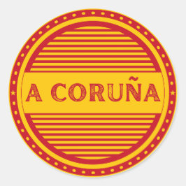 Adesivo Emblema do Orgulho da Cidade da Corunha – Identida