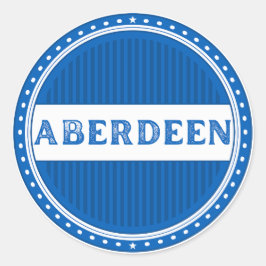 Adesivo Emblema do Orgulho da Cidade de Aberdeen – Identid