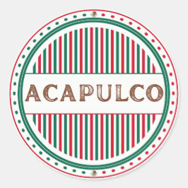 Adesivo Emblema do Orgulho da Cidade de Acapulco – Identid