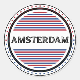 Adesivo Emblema do Orgulho da Cidade de Amsterdã – Identid