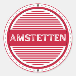 Adesivo Emblema do Orgulho da Cidade de Amstetten – Identi