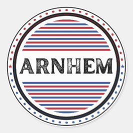 Adesivo Emblema do Orgulho da Cidade de Arnhem – Identidad