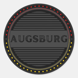 Adesivo Emblema do Orgulho da Cidade de Augsburg – Identid