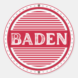 Adesivo Emblema do Orgulho da Cidade de Baden – Identidade