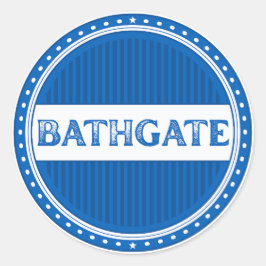 Adesivo Emblema do Orgulho da Cidade de Bathgate – Identid