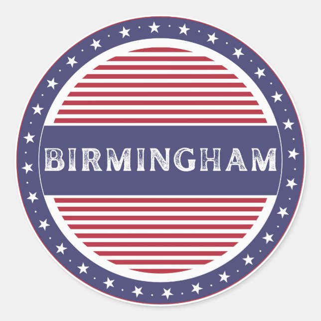 Adesivo Emblema do Orgulho da Cidade de Birmingham – Ident (Frente)