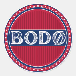 Adesivo Emblema do Orgulho da Cidade de Bodø – Identidade