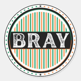 Adesivo Emblema do Orgulho da Cidade de Bray – Identidade 