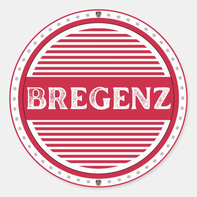 Adesivo Emblema do Orgulho da Cidade de Bregenz – Identida (Frente)