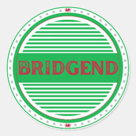 Adesivo Emblema do Orgulho da Cidade de Bridgend – Identid