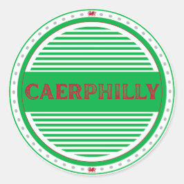 Adesivo Emblema do Orgulho da Cidade de Caerphilly – Ident