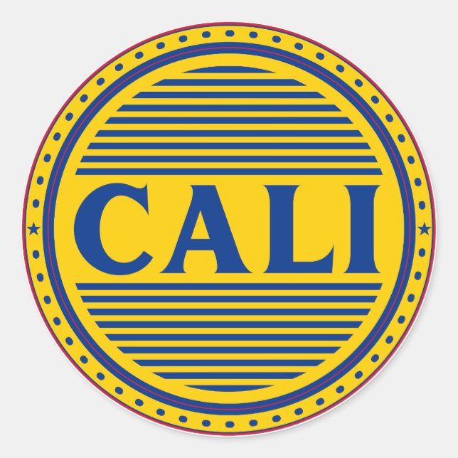Adesivo Emblema do Orgulho da Cidade de Cali – Identidade  (Frente)